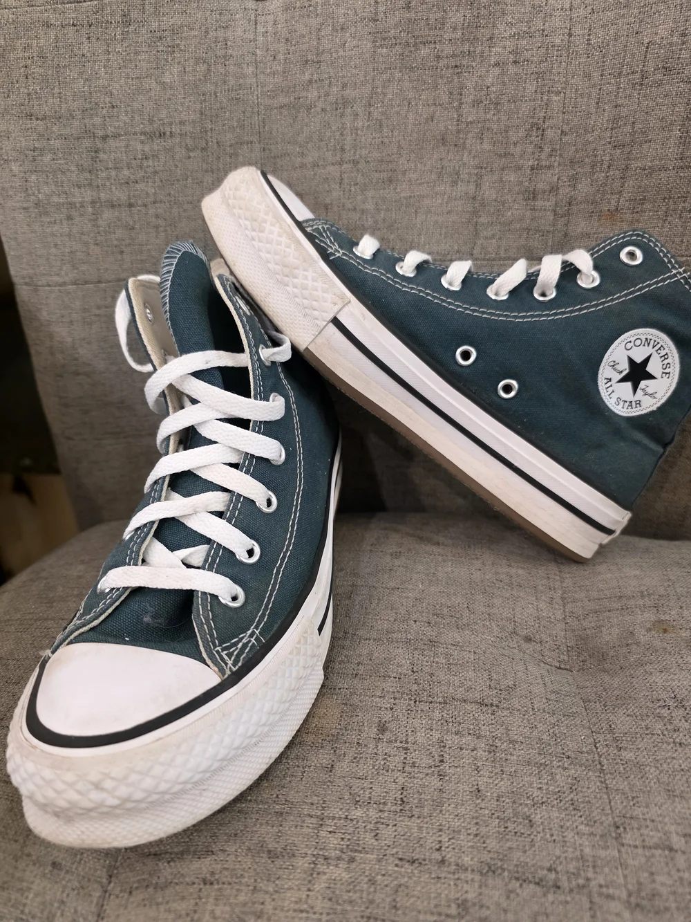 Converse Kids' Teal High-Top Sneakers with White Accents